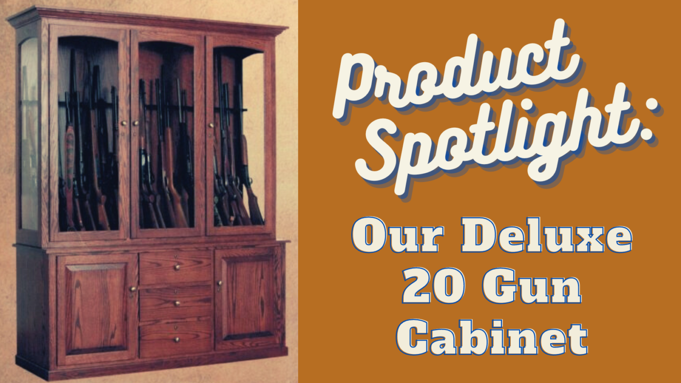 header image featuring 20 gun cabinet