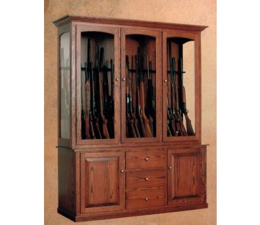 20 Gun Cabinet - Oak